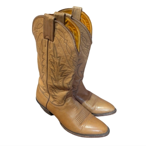 Nocona Western Boots 6.5 84322 Soft Leather Cowboy Rodeo - Picture 3 of 8